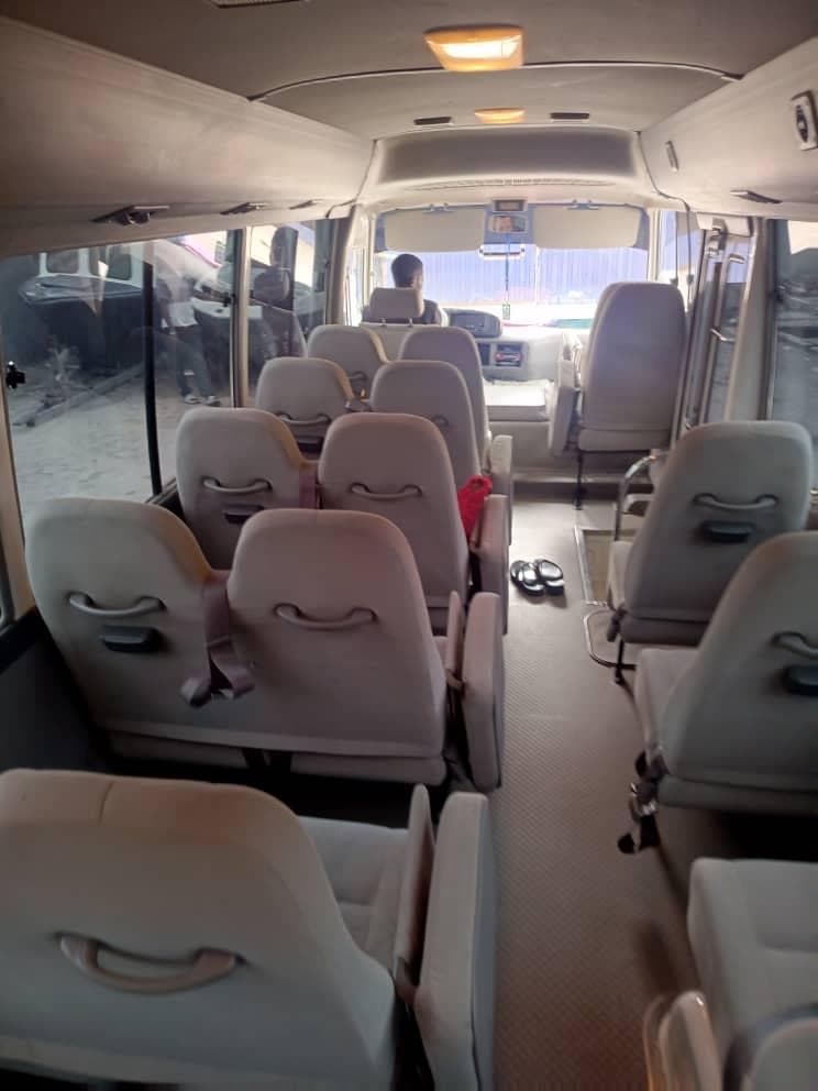 2018 Toyota Coaster available for hire in Lagos, photograph 4